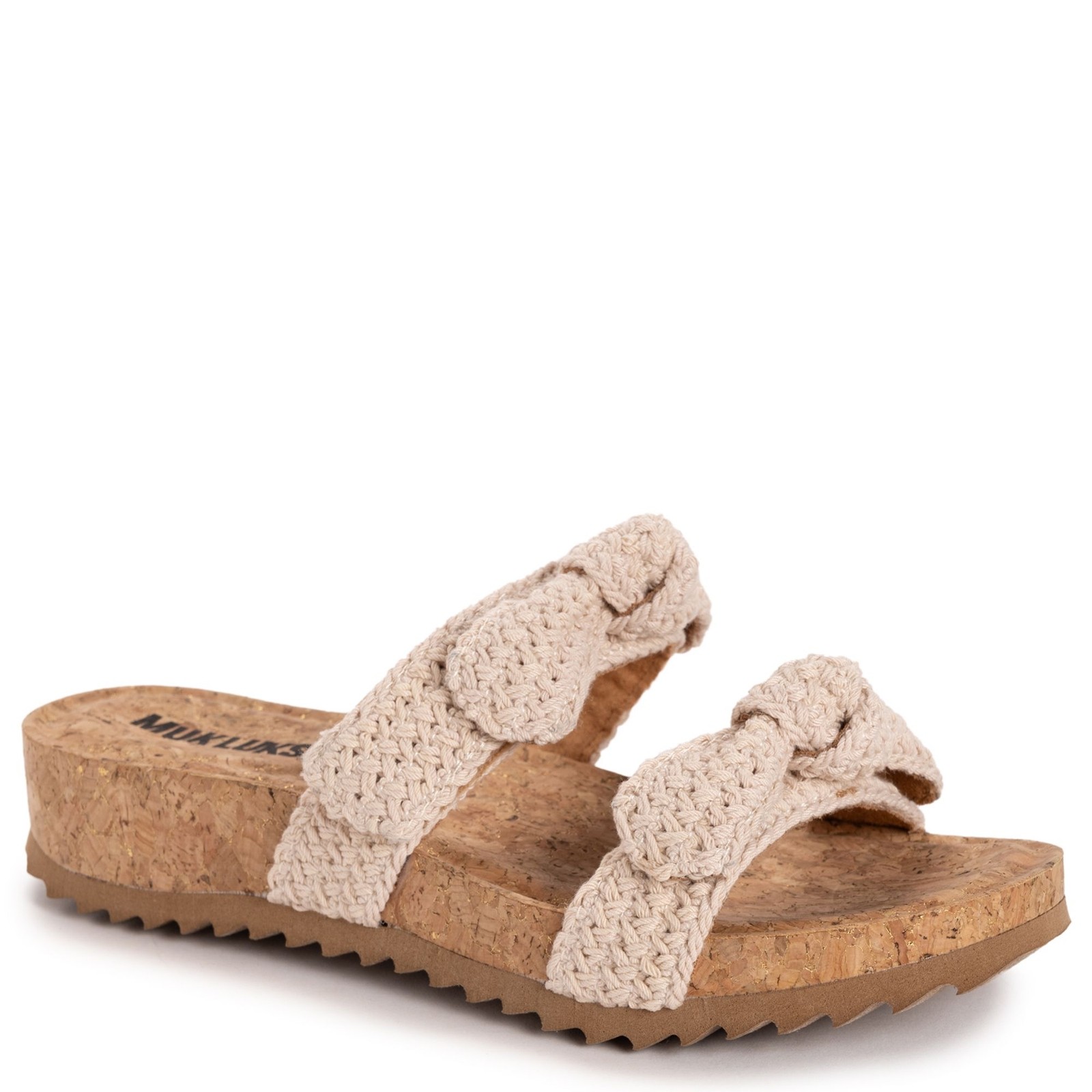 MUK LUKS Posie Sandal Womens Sandal 8 BM US - Natural 6490₽