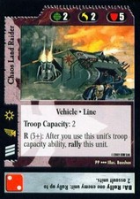 Chaos Land Raider - Battle for Pandora Prime - Warhammer 40K CCG