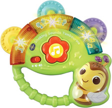 Image of Baby Tambourine Musical Sensory Lights Interactive Learning Toy VTech Shaking