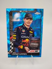 2026 Topps Chrome Sapphire Max Verstappen Oracle Red Bull Bahrain GP 2025 #117 