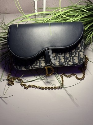 Christian Dior Damen Schultertasche Saddle Pouch