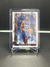 2025 26 Topps Holiday Base VJ Edgecombe #H163 RC Philadelphia 76ers