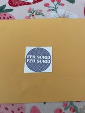 Vintage 1980s Fer Sure Sticker