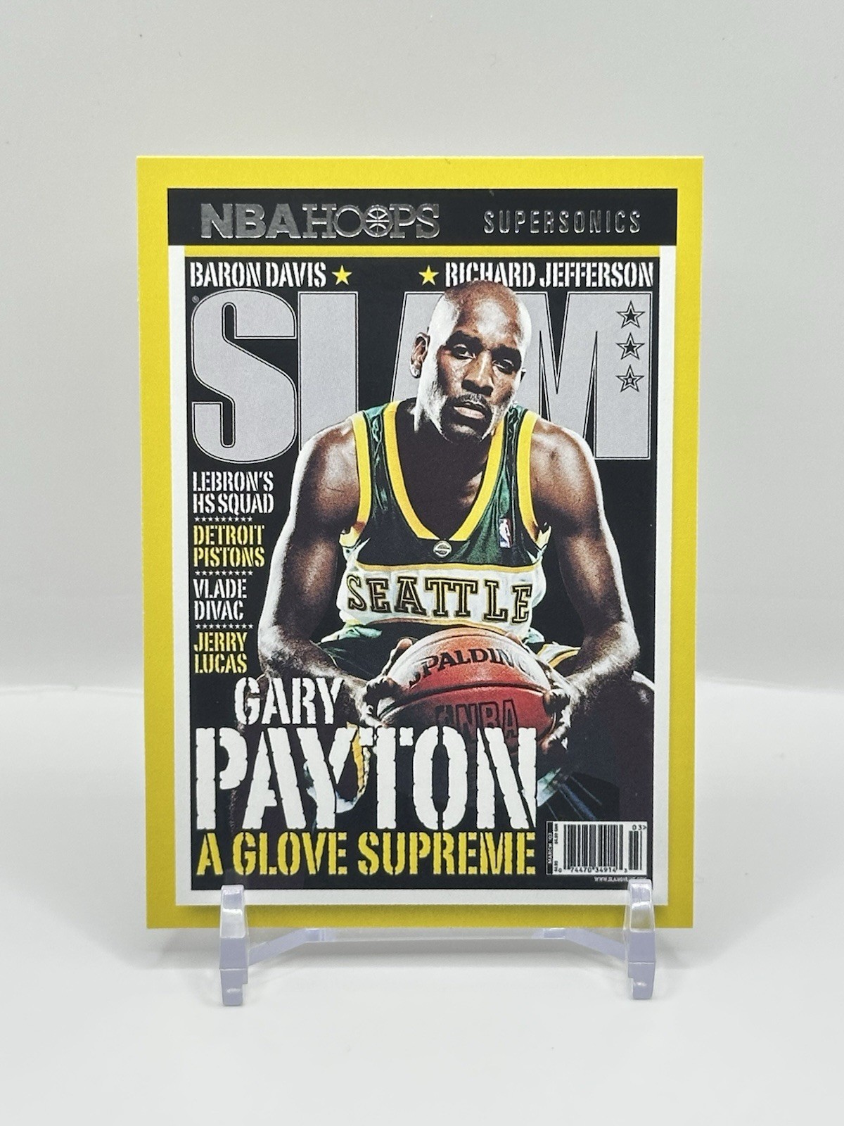 Gary Payton 2021-22 Panini-Hoops Slam #67 Seattle SuperSonics