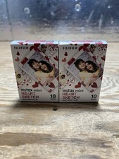 instax mini film 20 shot pack, HEARTS border mini 2 Boxes Hearts border EXP03/27