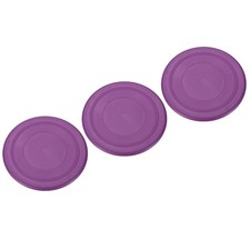 3Pcs 7 Inch Flying Disc, Soft Waterproof for Outdoor Playing Sport Game, Purple