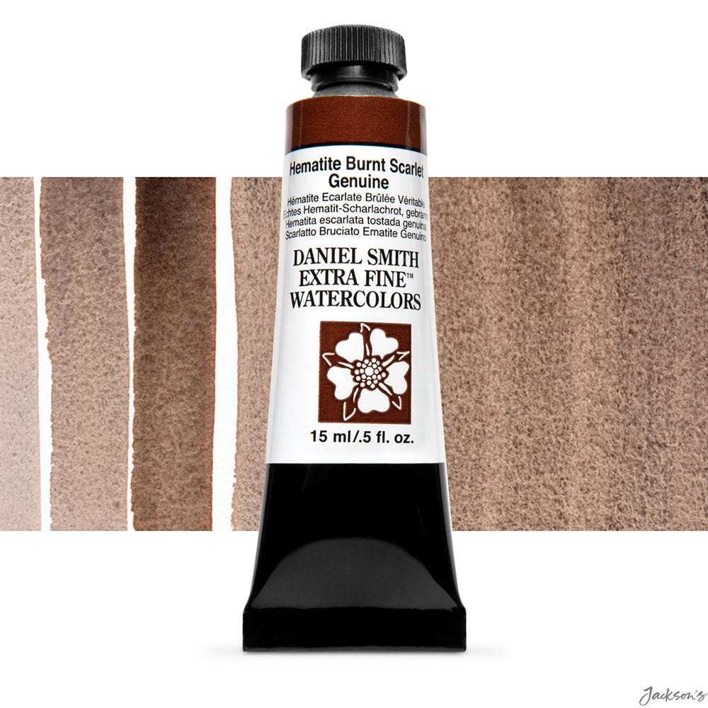 Daniel Smith Primatek Watercolour Paint Tube Hematite 15ml For Artist Painting