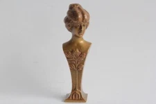Art Nouveau Women's Bust Bronze Seal (63208)