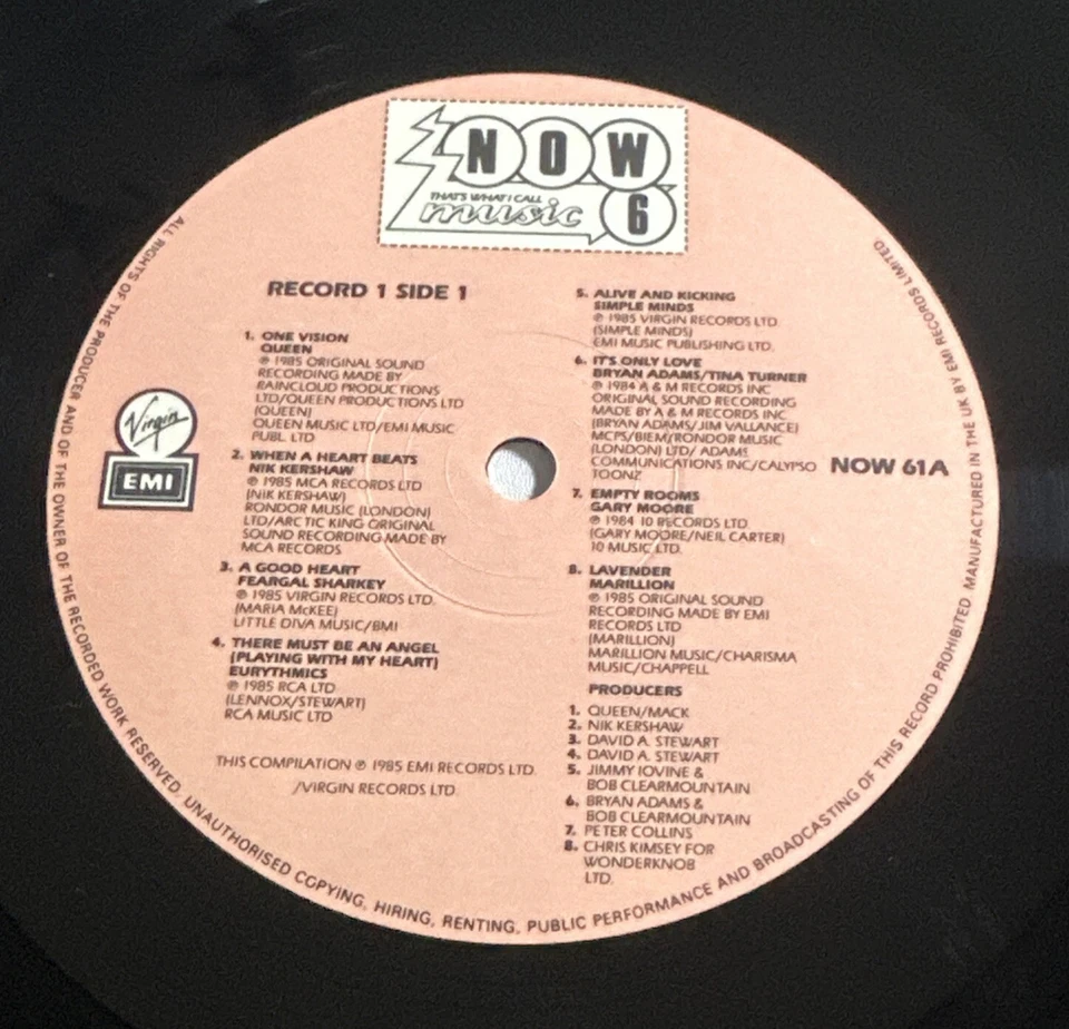 Now Thats What I Call Music 6 Various Artists Double Lp Records VG+ / VG+ - Image 4 of 4