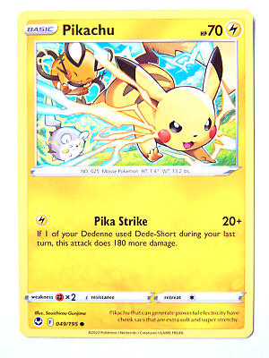 Pikachu 60pv 049/203 Pokemon Card EB7 Evolution Heavenly New Fr