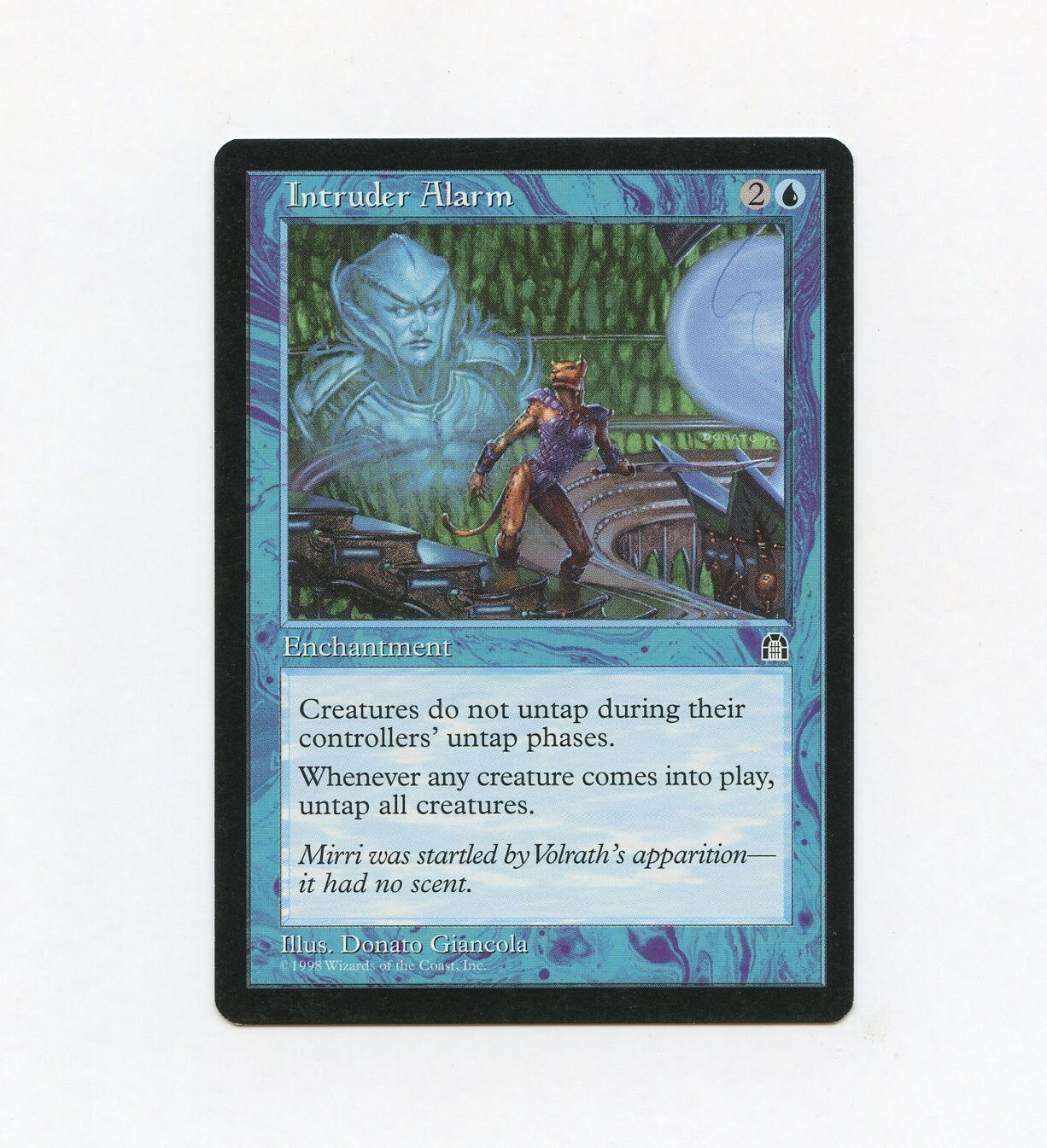 Intruder Alarm Stronghold NM-/LP Magic the Gathering MtG