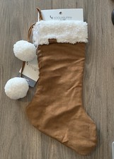 Koolaburra by UGG Holiday Stocking Chestnut Koola 12x21'' New