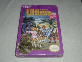 BOXED NINTENDO NES GAME ULTIMA EXODUS RARE COMPLETE W BOX & MANUAL FCI  