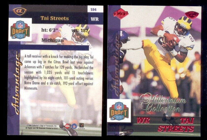 Tai Streets Collector's Edge Advantage #184 Millennium Collection