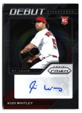 2021 Panini Prizm #DS-KW Kodi Whitley Debut Signatures Auto