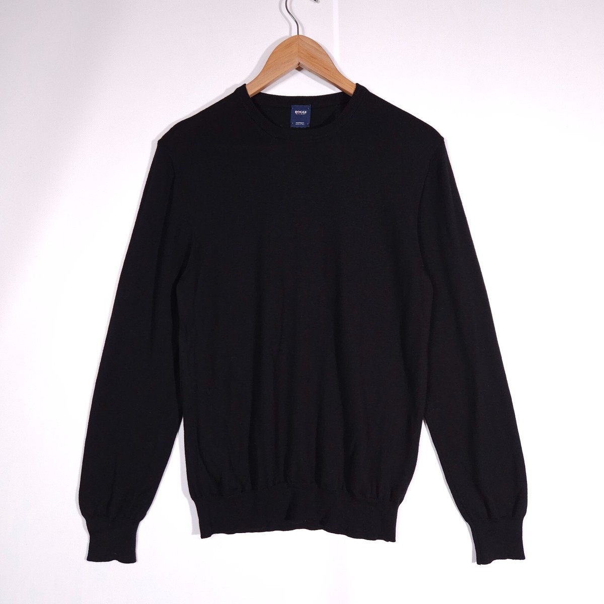 Boggi Milano Wool Sweater Crew Neck Mens size M