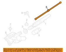BMW OEM 2018 X3 Wiper-Rear Window Blade 61627407273