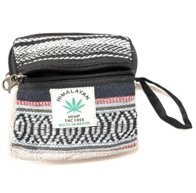 HIMALAYAN HEMP - Geldbörse, Wallet, Cooles Geschenk, Ethno Hanfgefertigt 