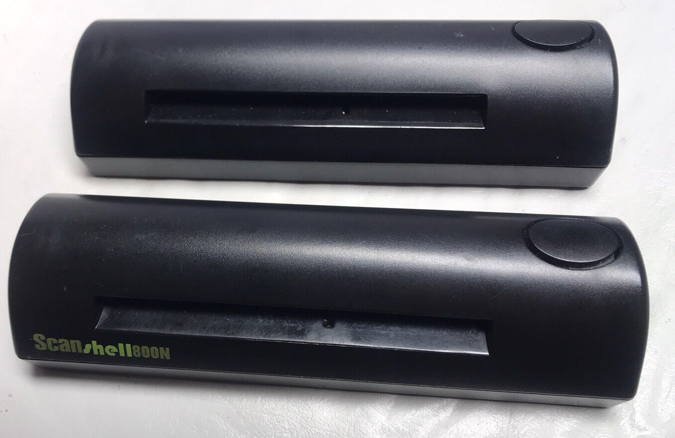 2 ScanShell Scanners  Scanshell800N No Disc No Cables Read Description As Is