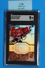 1998-99 UD SPX FINITE #30 STEVE YZERMAN SPECTRUM 168/300 SGC 9 MINT HOF CARD-228