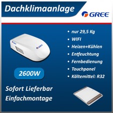 GREE 220-240V Inverter Dachklimaanlage 2600W Weiß für Wohnmobil mit WIFI weiss