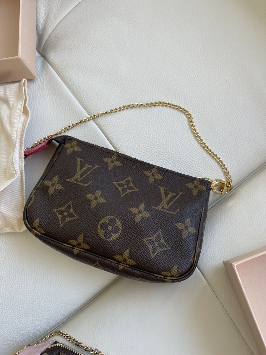 Louis Vuitton Mini Pochette Accessoire Pouch Monogram Louis Vuitton Mini Pochette Accessoire Pouch Monogram