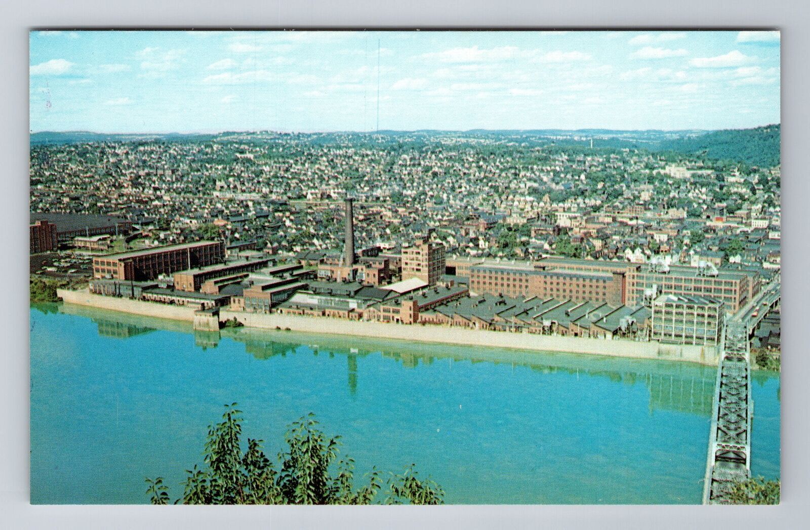 New Kensington PAPennsylvania, Birds Eye View New Kensington, Vintage