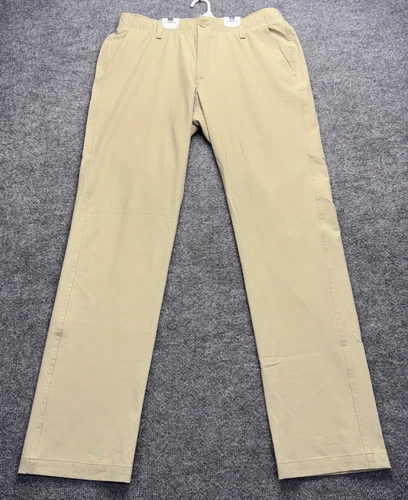 Under Armour Drive Mens Size 34x34 Tan Polyester Elastane Golf
