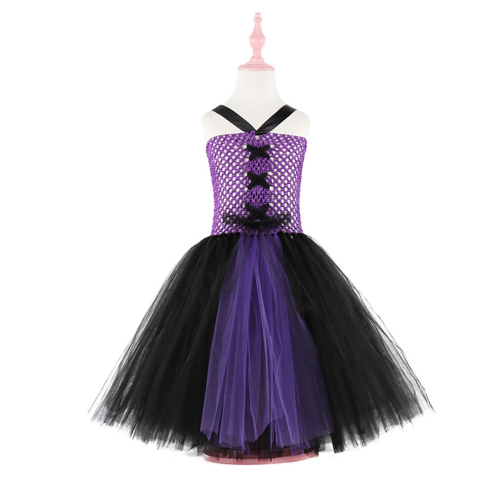 Girls Witch Dress Halloween Costume for Birthday Gift