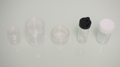 Micro Mini Small Bottles Containers Vial Specimen Brine Shrimp Eggs Insects Bugs