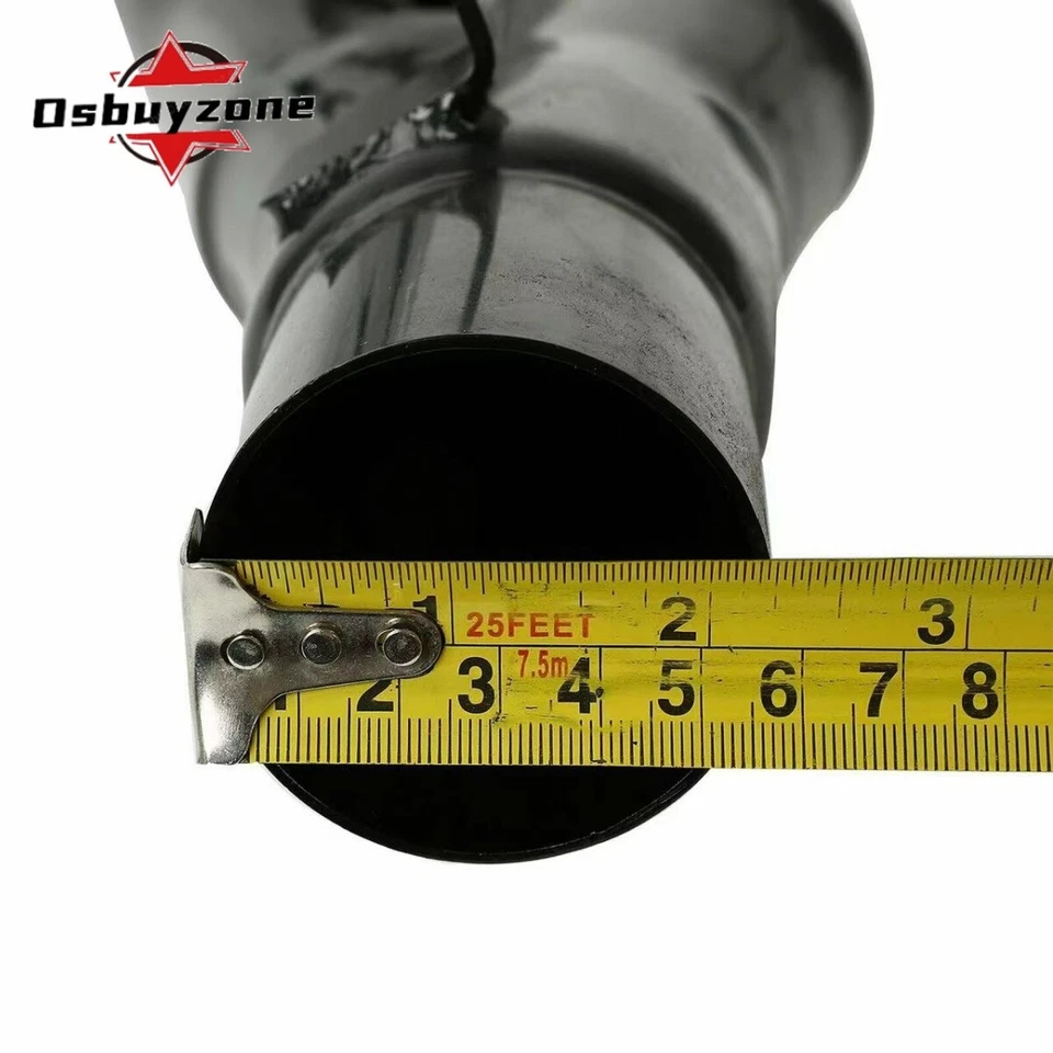 Black New Exhaust Header w/Gasket for 1979-1985 Mazda RX-7 RX7 SA/FB 1.1L 12A US - Image 3 of 4