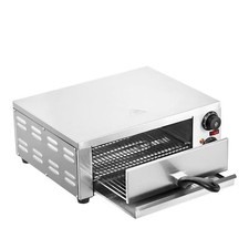 Electric Countertop Pizza Oven 12" 1500W Adjustable Temp 0-120Min Timer