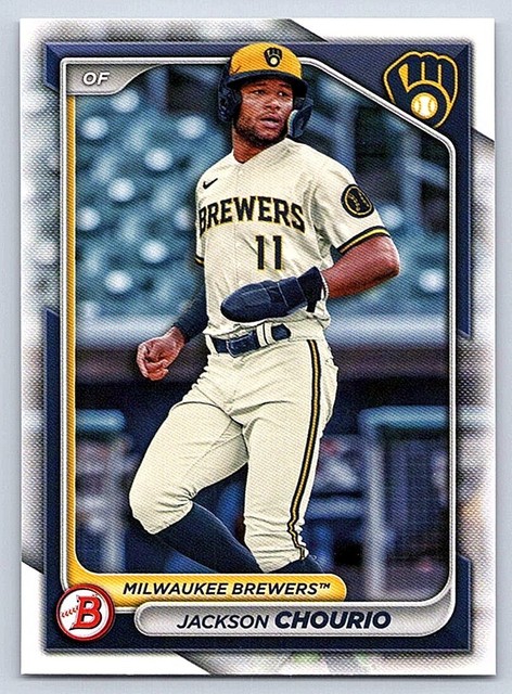 Jackson Chourio Brewers 2024 Bowman Prospects #BP-140