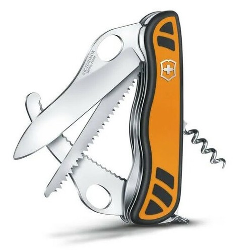 Victorinox Hunter XT Orange Swiss Army Knife w Saw 5 Fn One Hand Lock 0.8341.MC9 - Picture 2 of 2