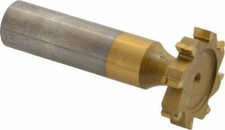 Made in USA 1" Diam x 3/16" Face Width, Carbide-Tipped, 8 Teeth, Shank Connec...