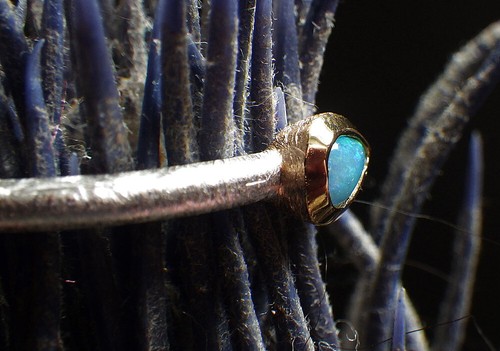 SCHMUCK-STCK RING Silber Edelopal OPAL 62 20 vergoldet matt hochglanz Neu - Bild 3 von 3