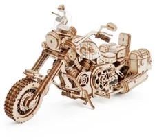 Robotime Rokr Cruiser Motorcycle Toys DIY Wooden 420 Pcs Block Kits to Unisex