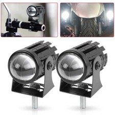 2x Motorrad LED Scheinwerfer Zusatzscheinwerfer Abblend-und Fernlicht weiß 12W