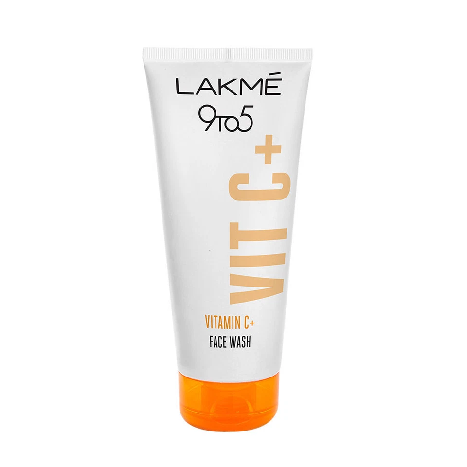 100gm LAKMÉ 9To5 Vitamina C Lavado Facial con Cuentas Microcristalinas Para Refrescar Foto 2 de 4