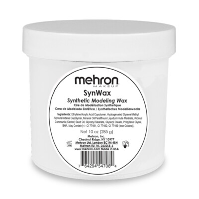 MEHRON SYNWAX MODELING EYEBROWS BLOCKER WAX FX SPECIAL EFFECTS MAKEUP 10 OZ