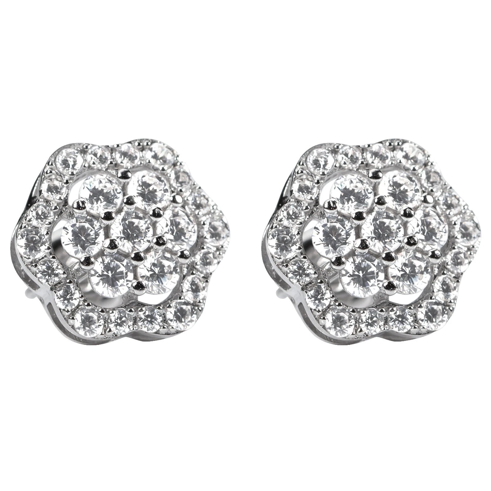 Moissanite Stud Earrings for Men