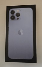 Apple iPhone 13 PRO MAX Sierra Blue 128GB - EMPTY BOX PLUS CABLE Great Conditio