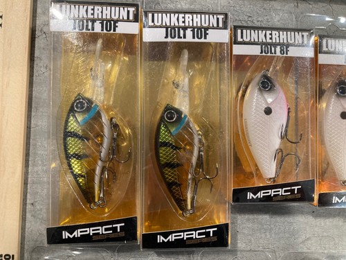 Lot of 22 Lunkerhunt Jolt Crankbaits - Mixed Sizes - Mixed Colors - New & Sealed - Picture 4 of 7