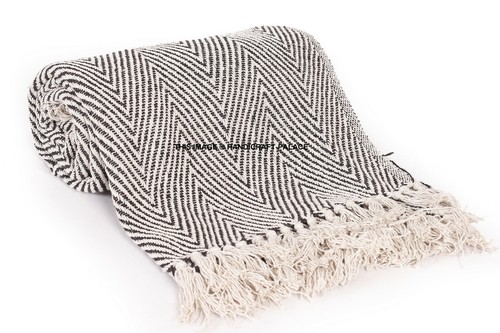 5 PC LOT 100% Cotton Tassels Blanket Knitted Throw Bed Sofa Rug Home Decor Rag - Picture 8 of 10