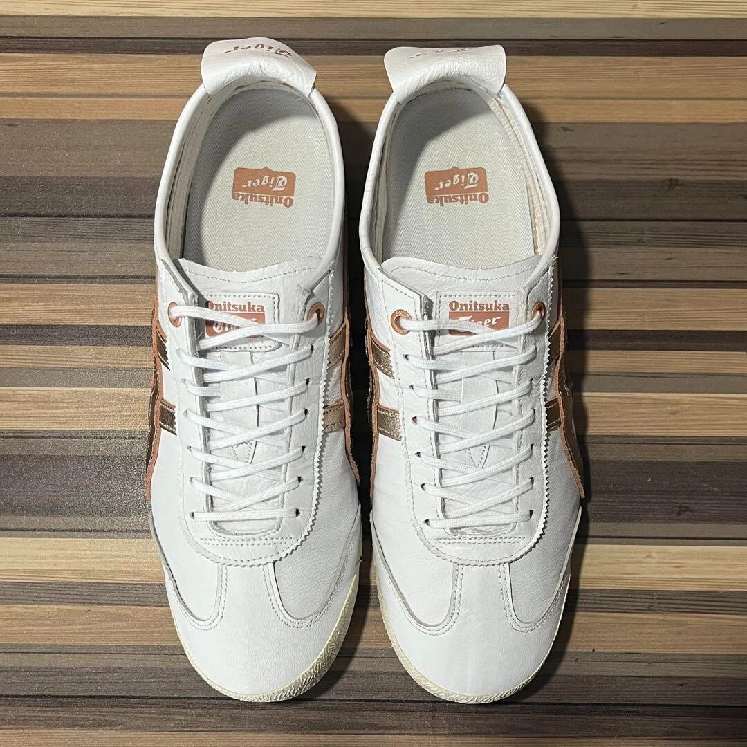 ASICS Sneakers Onitsuka Tiger MEXICO 66 SD bianco oro rosa 6H taglia 1183A872.106 unisex