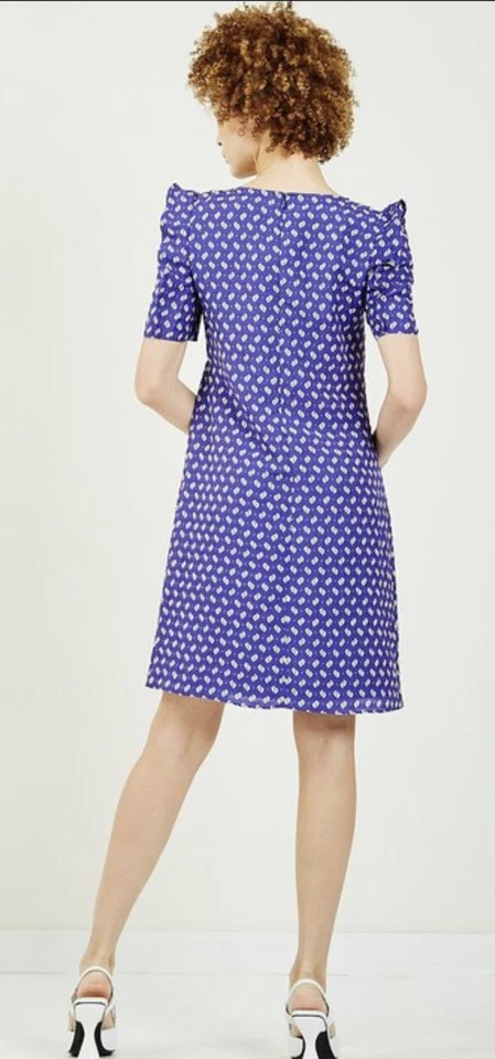 Vestido Kenzo Púrpura Mangas Japonesas Talla 6/38 Nuevo con Etiquetas Foto 2 de 4