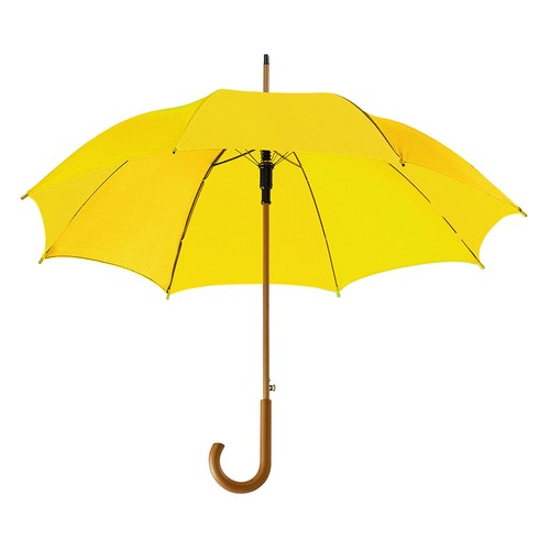 Klassischer automatischer Stadtschirm mit hölzernem Gaunergriff, Hochzeit Brolly Walking - Bild 15 von 36