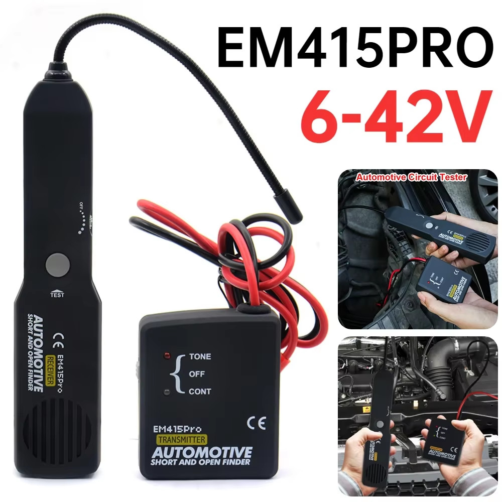 EM415PRO Auto Cable Short Circuit Breakpoint Tester Car Broken Wire Detect 6~42V