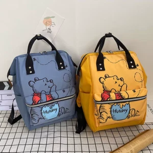 Disney Winnie The Pooh Sac à couches Sac à dos Sac à caricatures Grand Compartiment Tote.