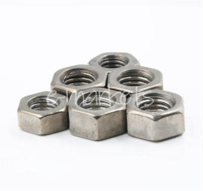 1-3pcs M12 M14 M16 M18 M20 TITANIUM NUTS (STANDARD PITCH) Gr.5